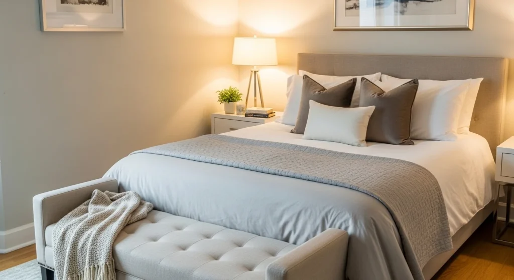 upholstered bedroom bench ideas