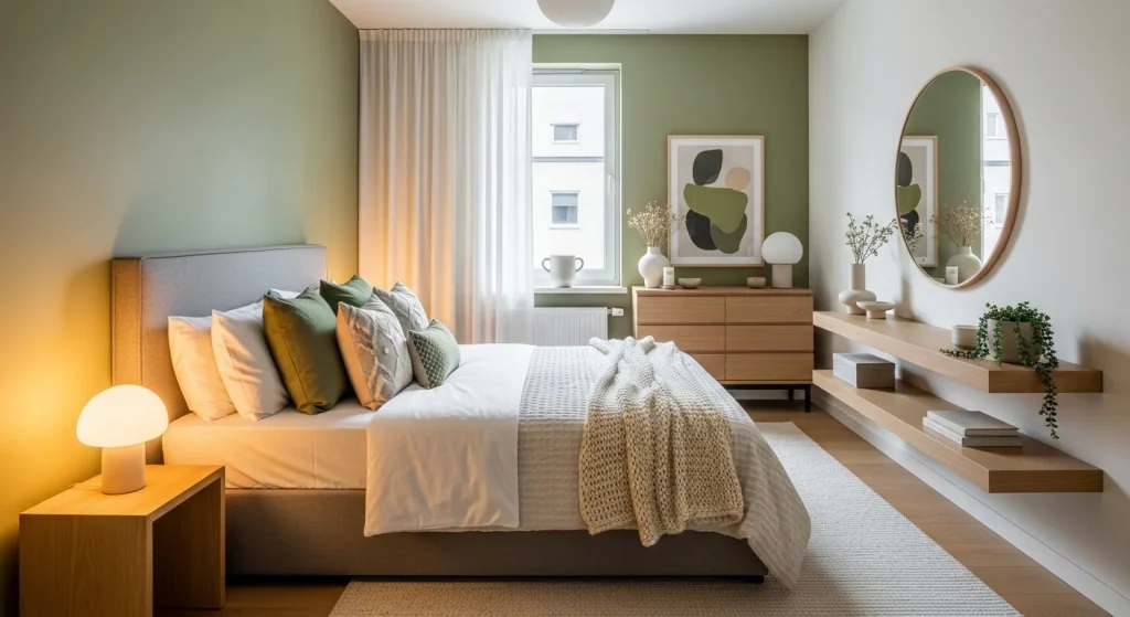 olive green bedroom color ideas