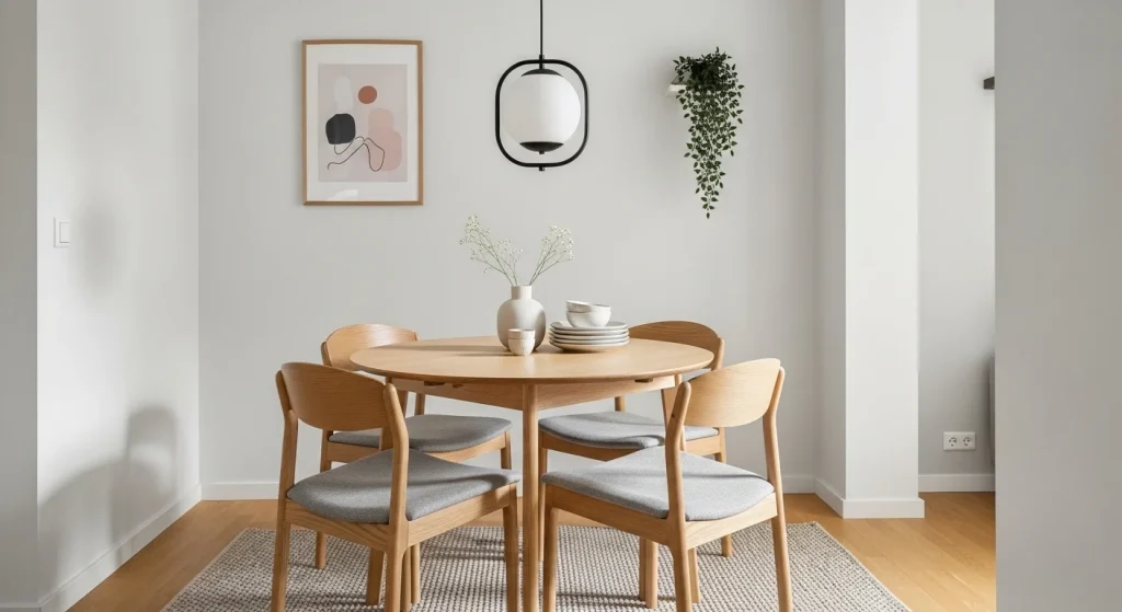 pendant lighting small apartment dining area ideas