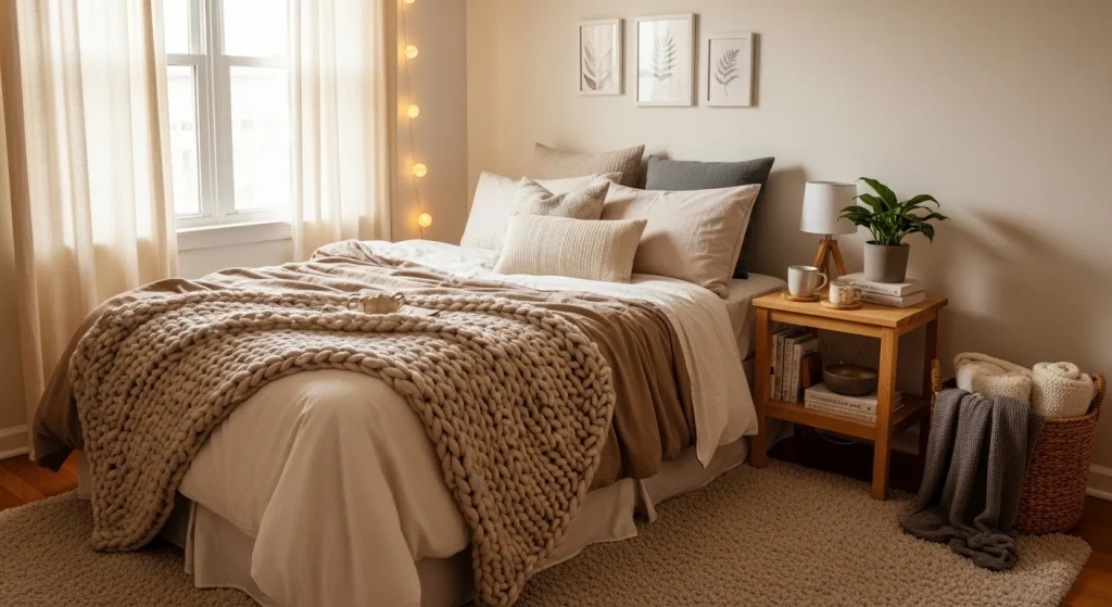 cozy bedding cozy small apartment decor ideas