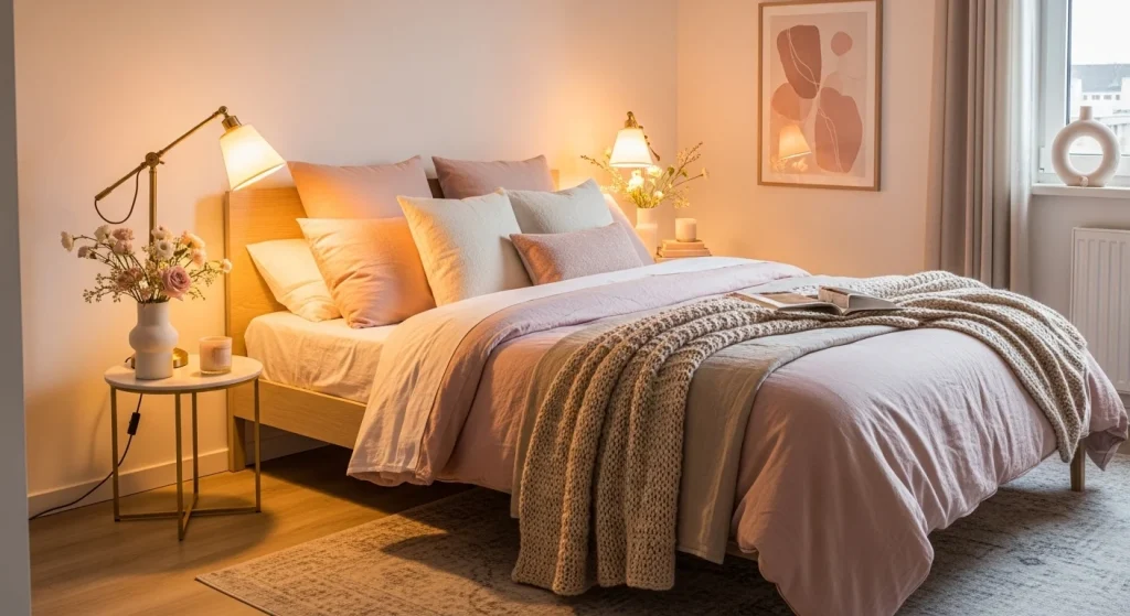 blush beige bedroom color ideas