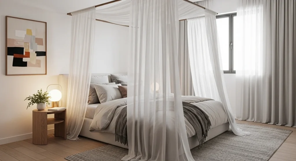 white bedroom canopy ideas