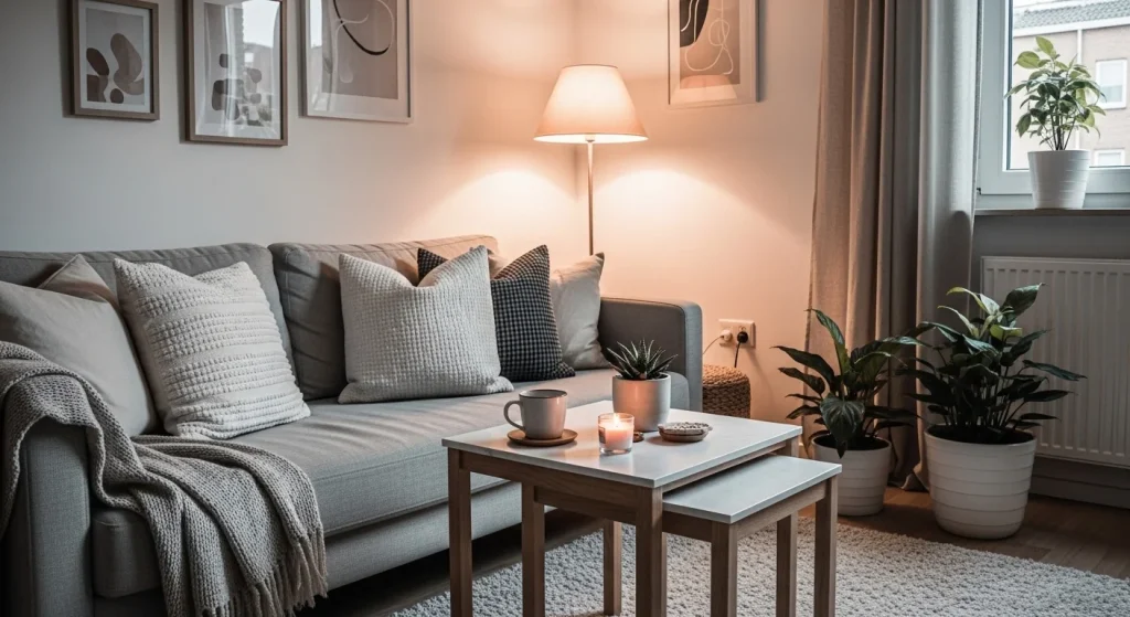 nesting table small apartment living room ideas