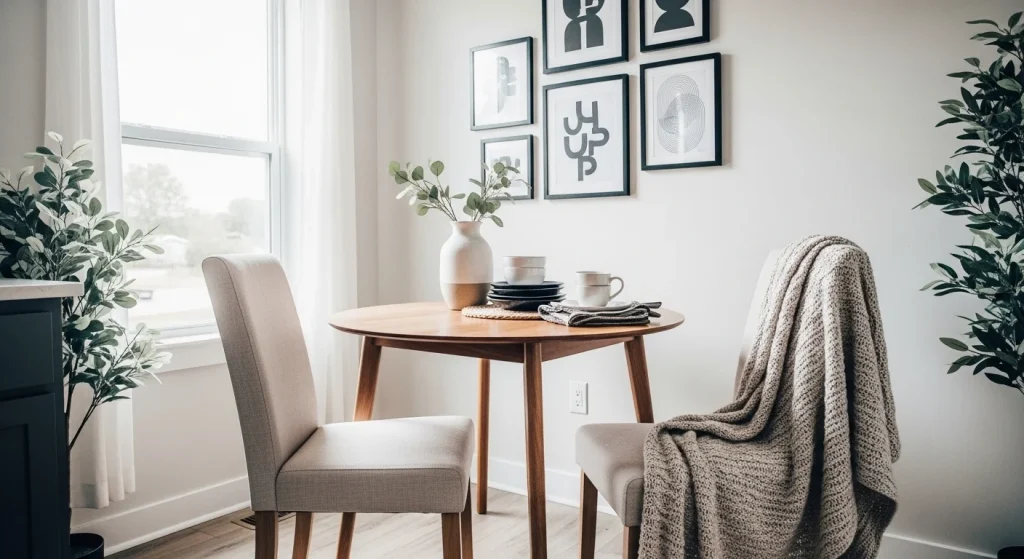 corner dining nook small apartment dining area ideas