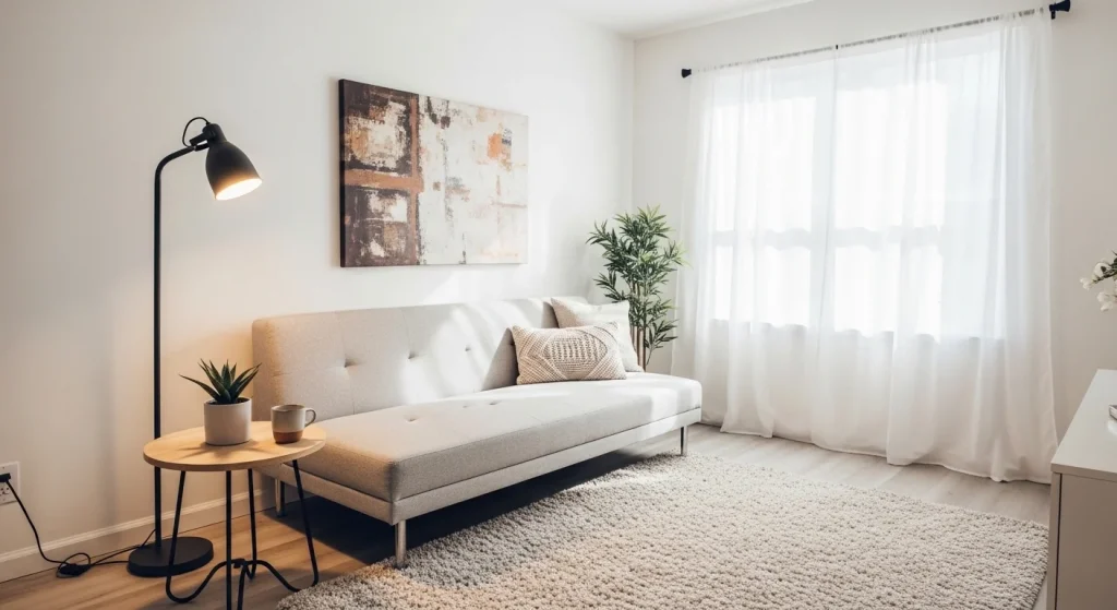 side table modern small apartment living room ideas