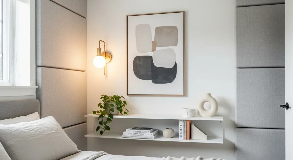 fabric wall panel small apartment wall panel ideas