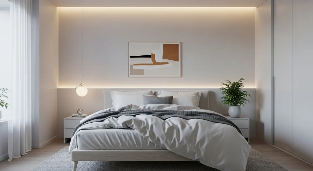 gray white bedroom color ideas