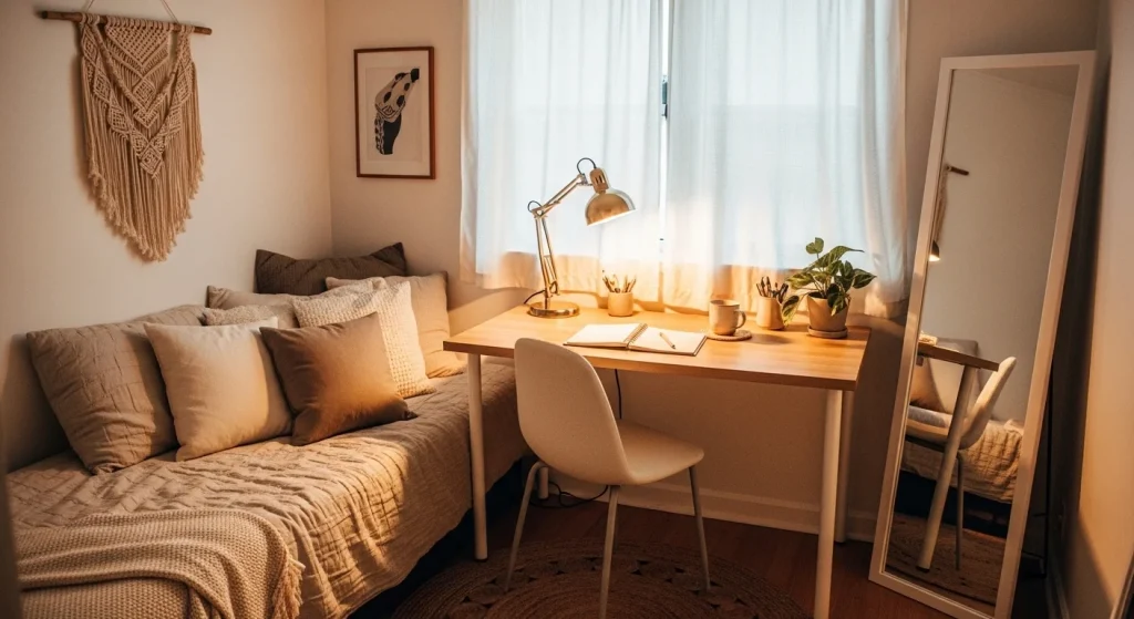 cozy corner small bedroom desk ideas
