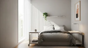 modular bedroom layout studio apartment