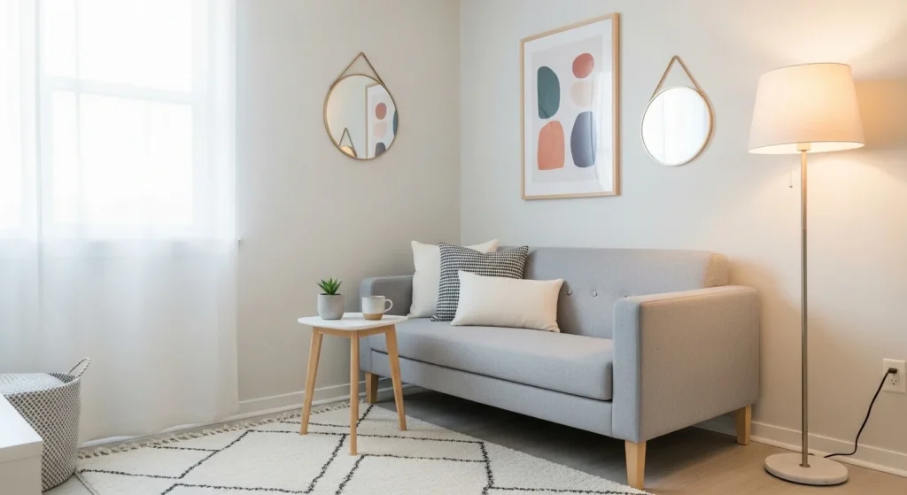 floor lamp modern small apartment living room ideas