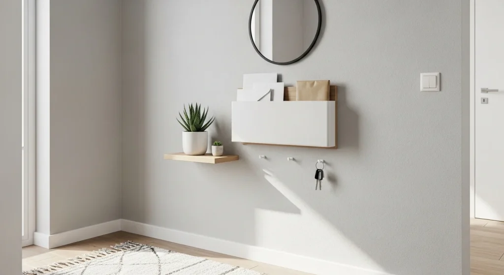 mail organizer small apartment entryway storage ideas