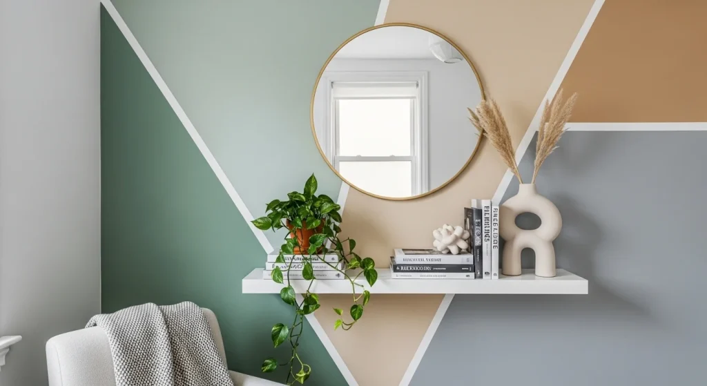 painted wall panel small apartment wall panel ideas