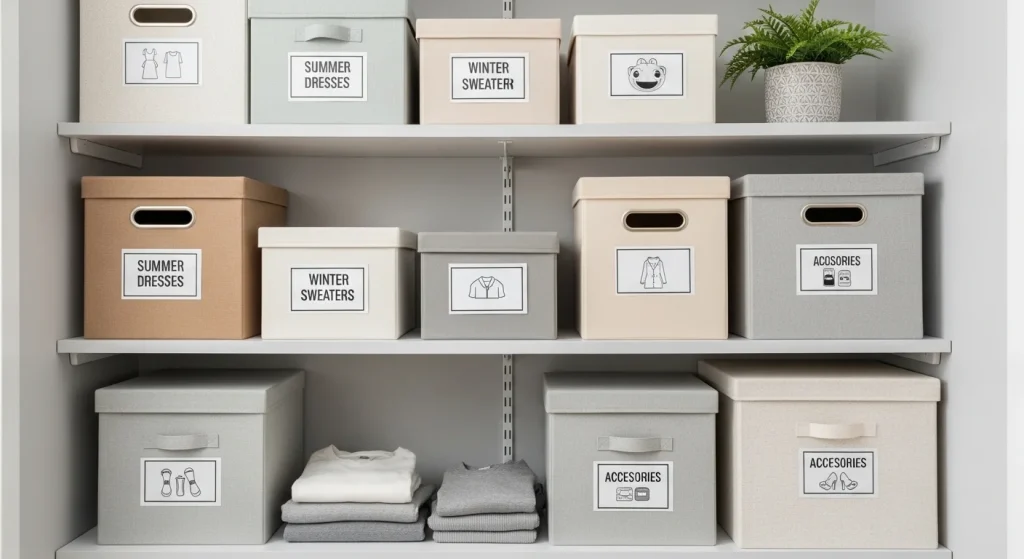 storage box small bedroom wardrobe organization