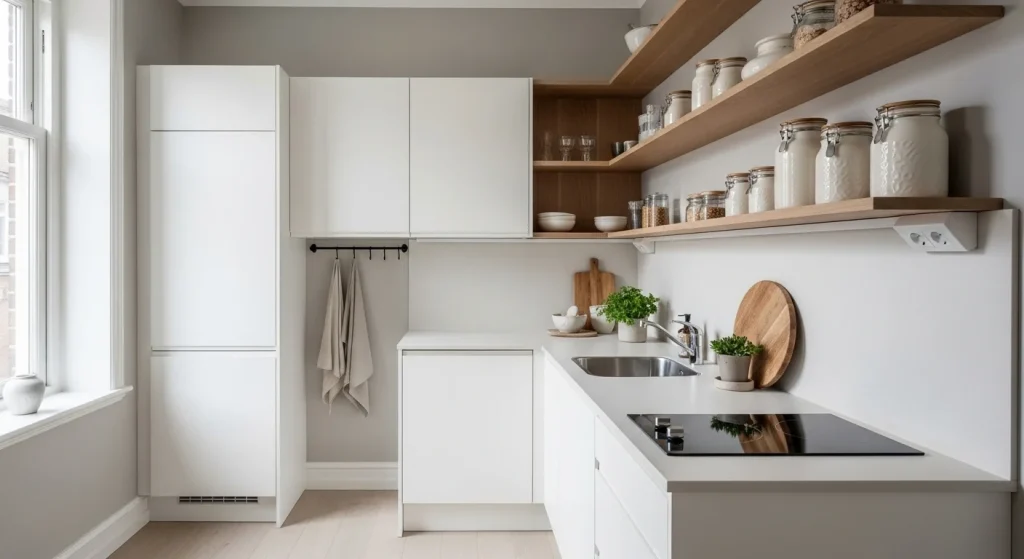 textured small apartment kitchen ideas