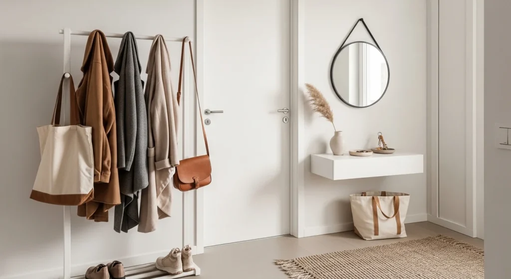 coat rack small apartment entryway ideas