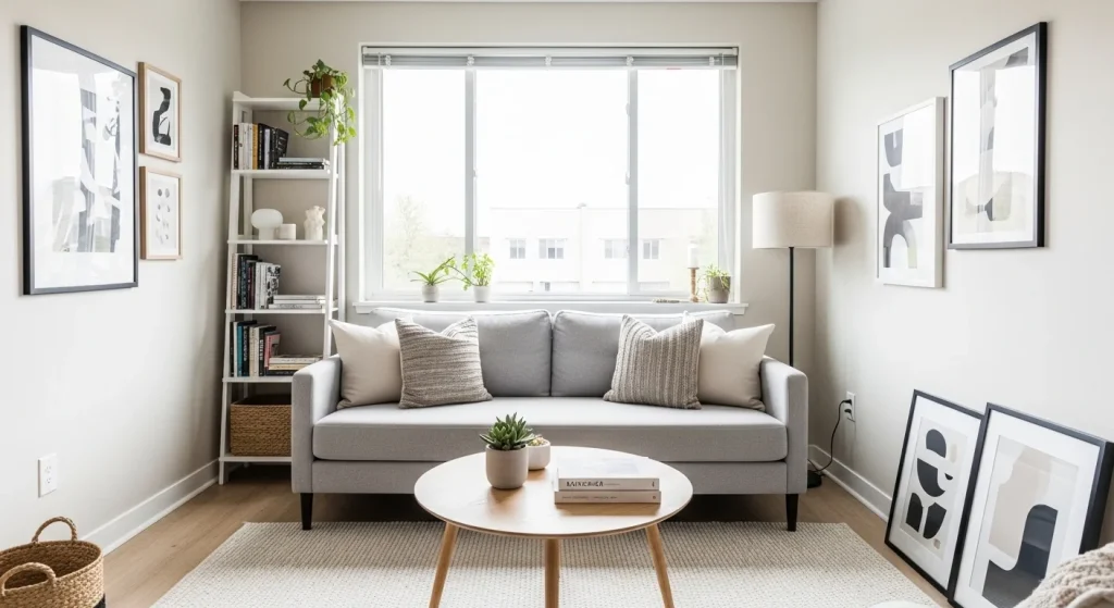 window centered small apartment living room layout ideas
