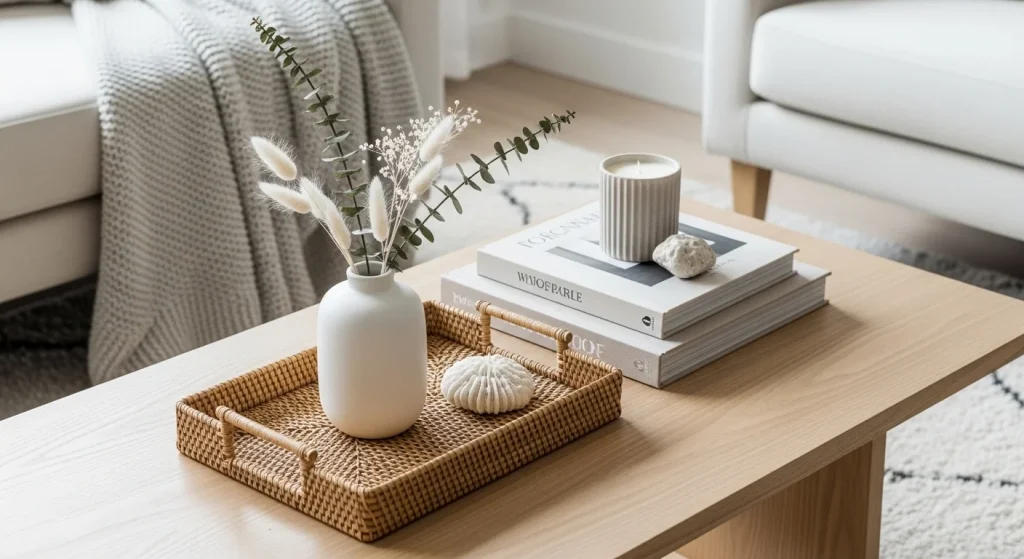 decorative tray modern small apartment decor ideas