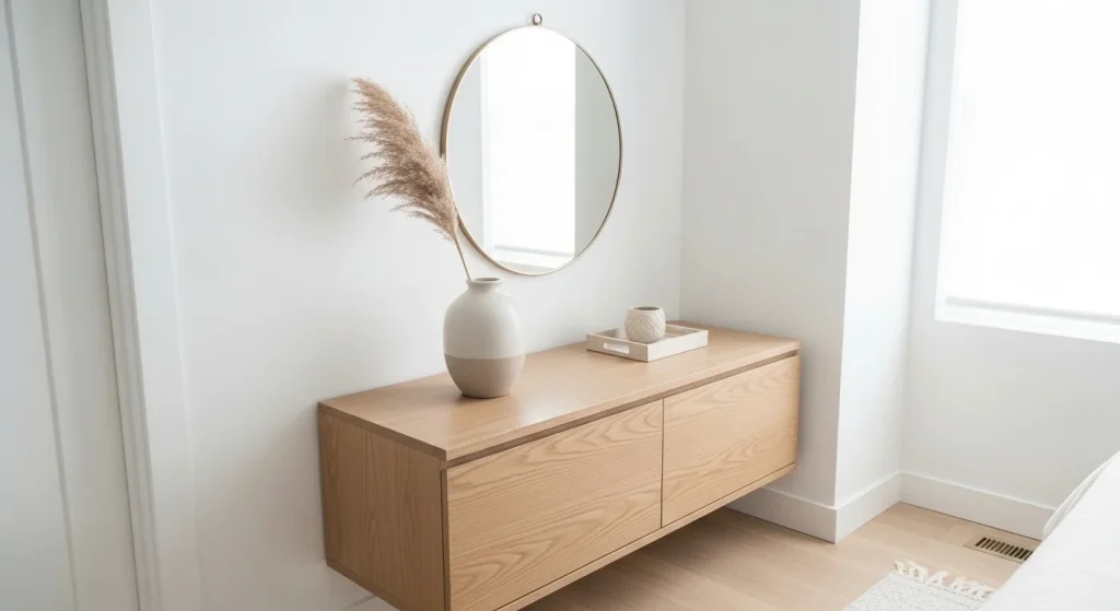 neutral bedroom dresser decor ideas