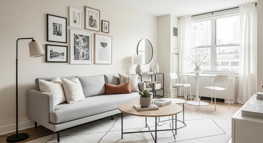 open living space modern small apartment decor ideas