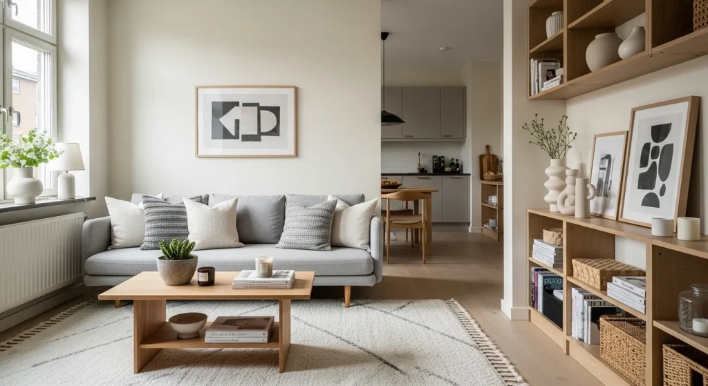 textured curtains boho small apartment decor ideas