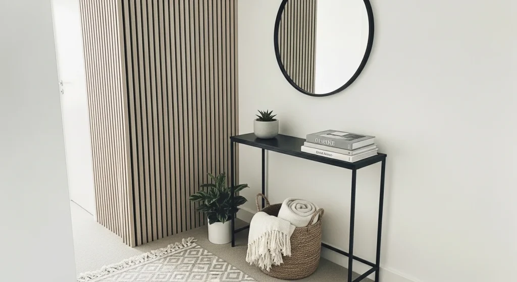 entryway wall panel small apartment wall panel ideas