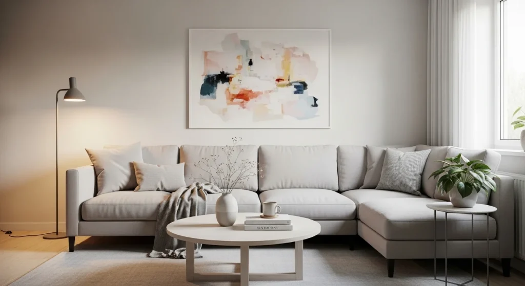 corner sofa small apartment living room layout ideas
