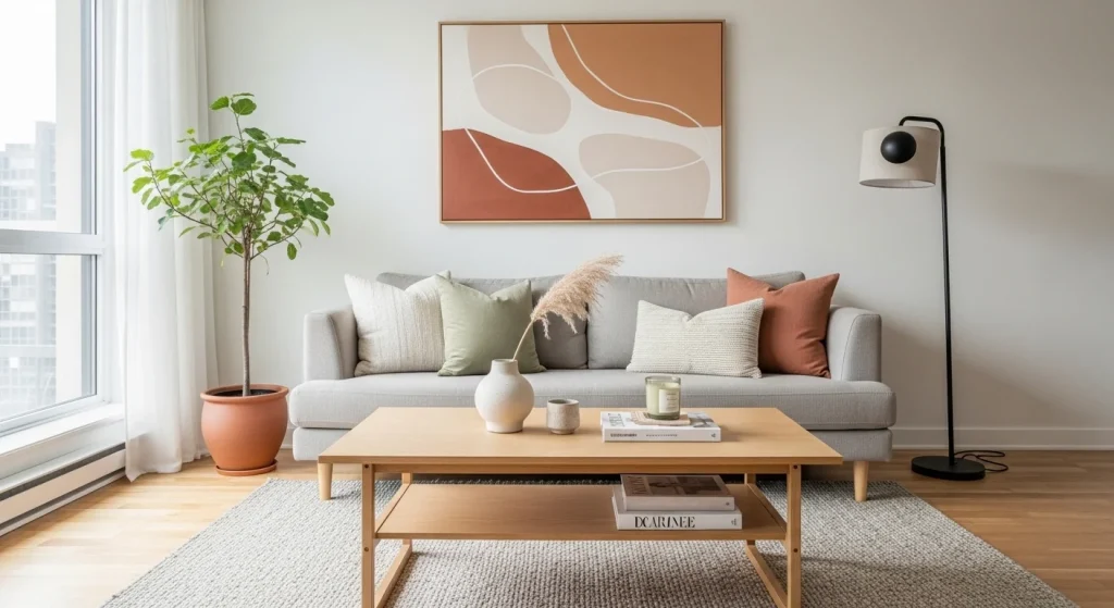 minimalist coffee table modern small apartment living room ideas