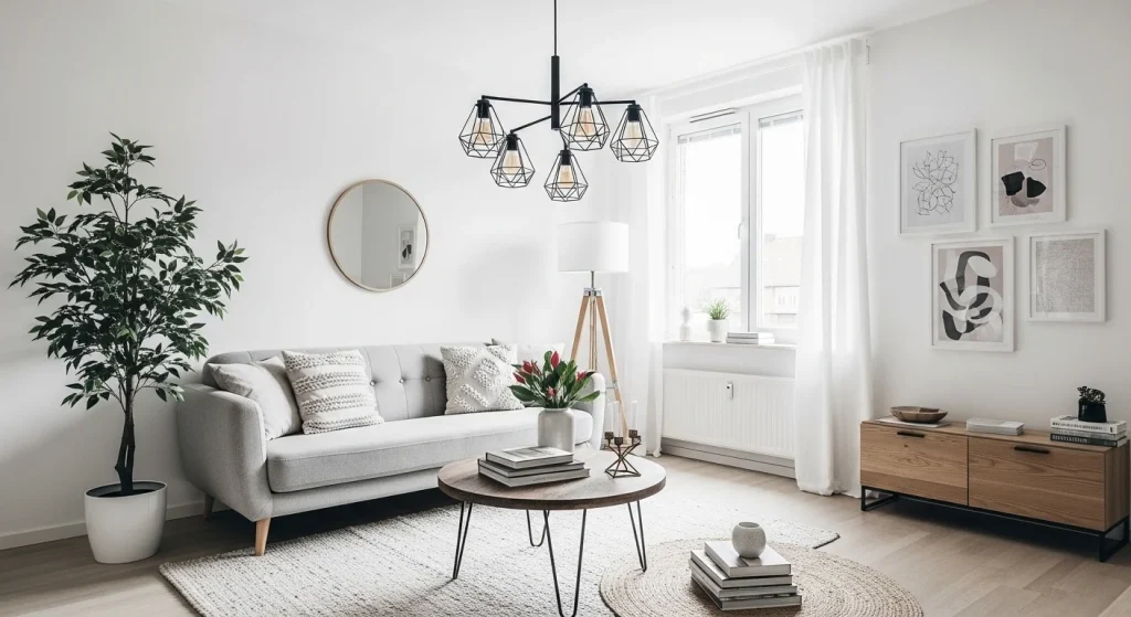 pendant lighting modern small apartment decor ideas