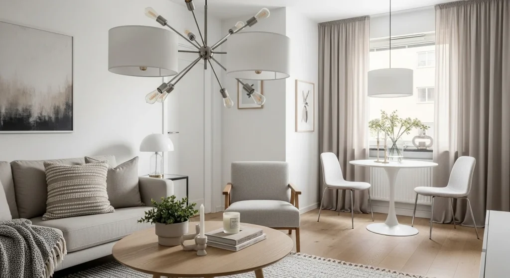 rattan furniture boho small apartment decor ideas