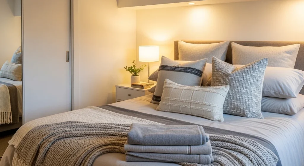 cozy bedroom throw pillow ideas