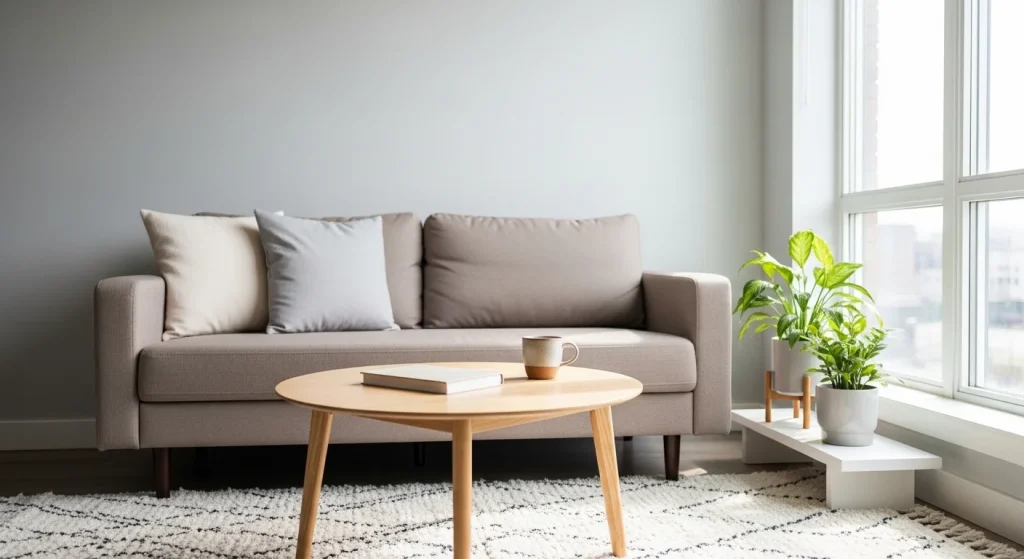 plant decor small apartment living room ideas