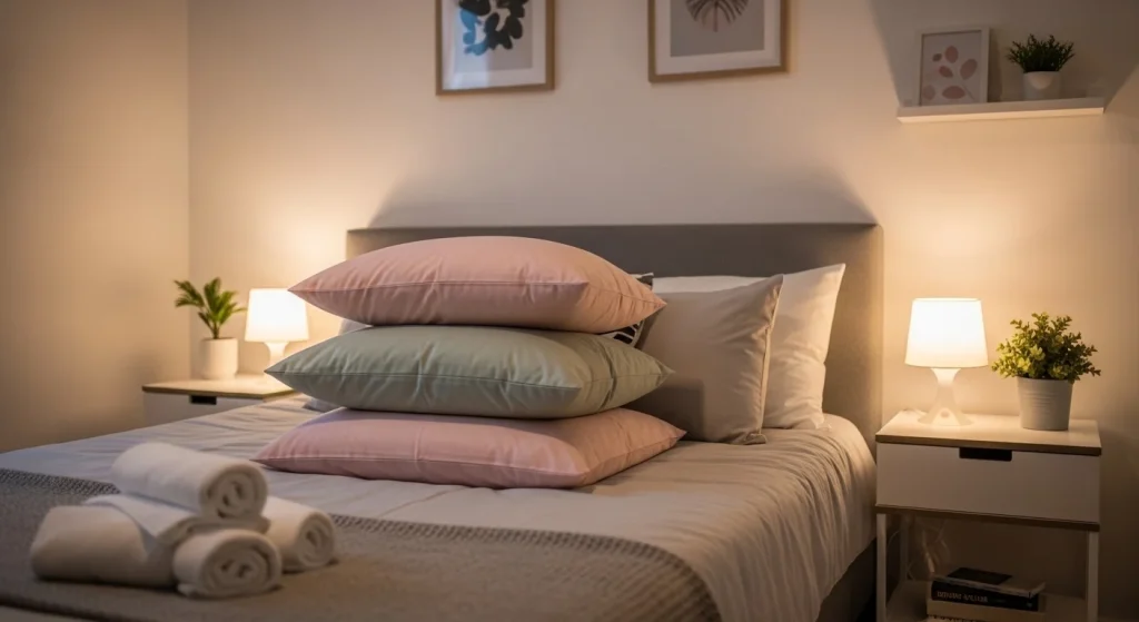 pastel bedroom throw pillow ideas