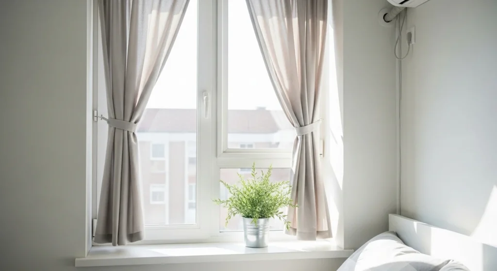 minimalist bedroom window decor ideas
