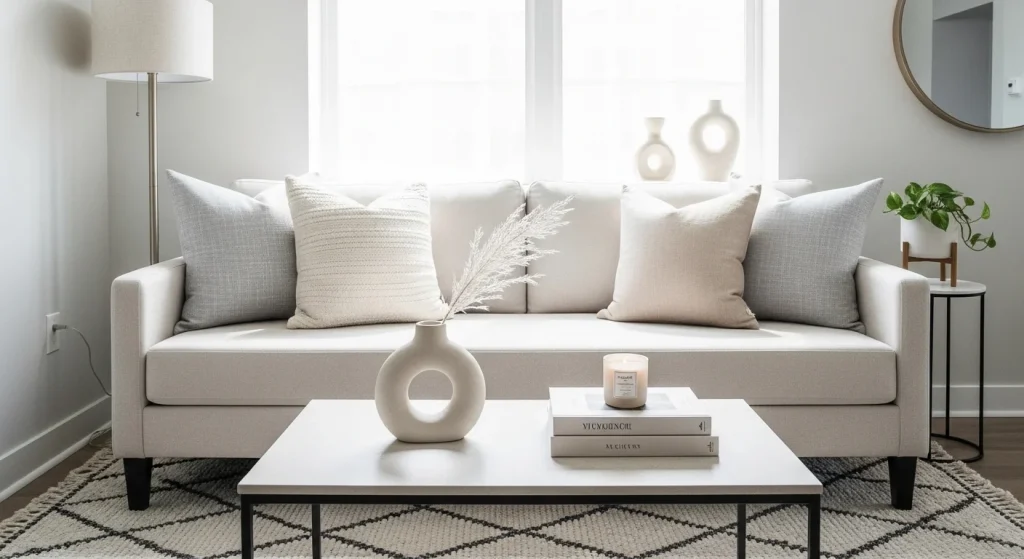 coffee table decor modern small apartment living room ideas