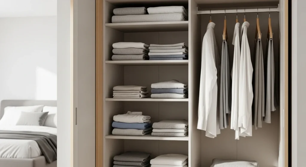 drawer divider small bedroom wardrobe organization
