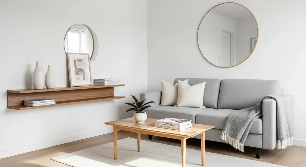 neutral palette modern small apartment decor ideas