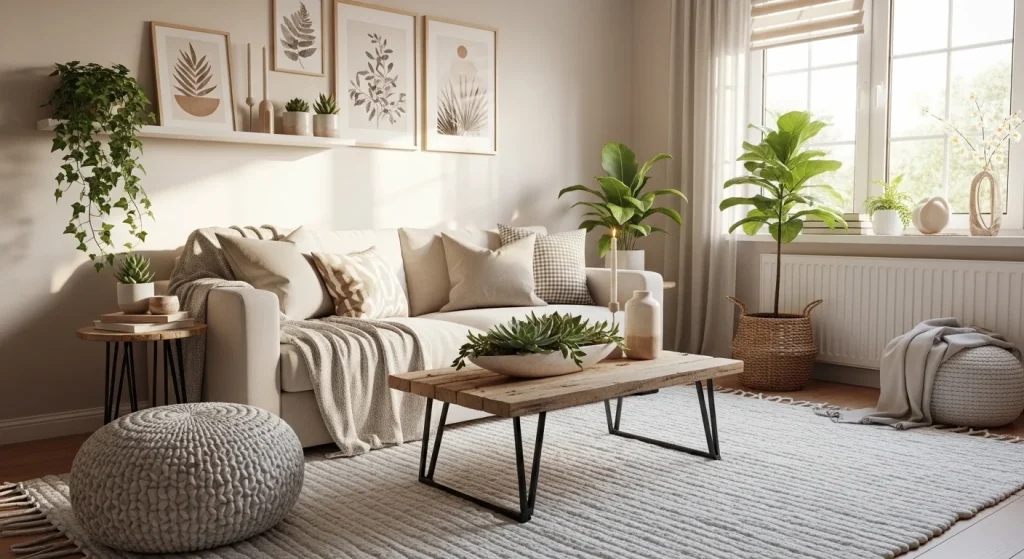 plant decor cozy small apartment decor ideas