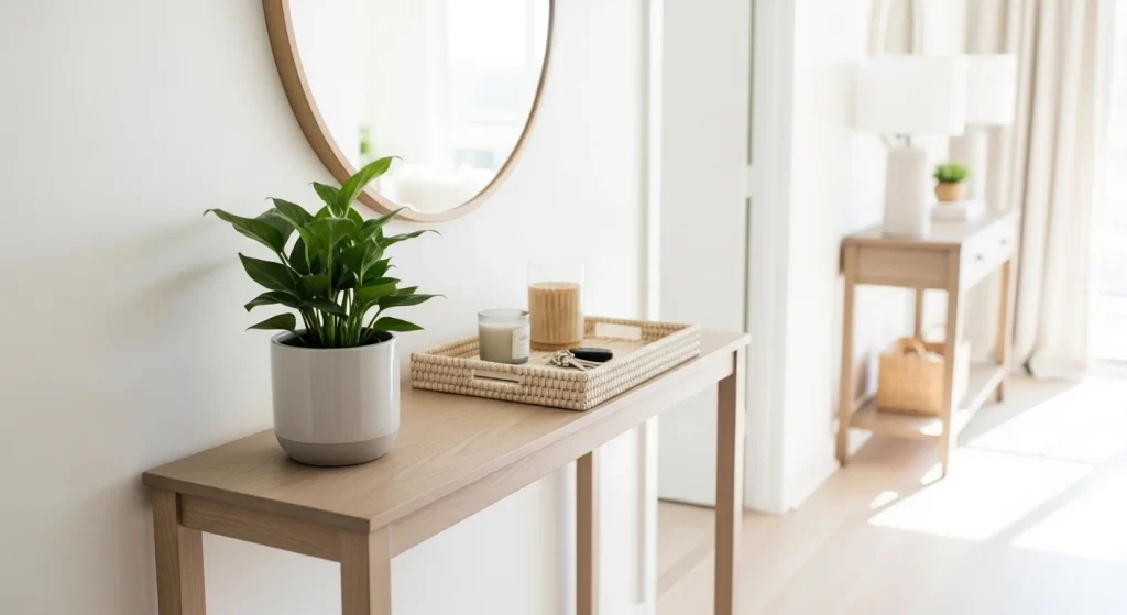 mirror decor small apartment entryway ideas