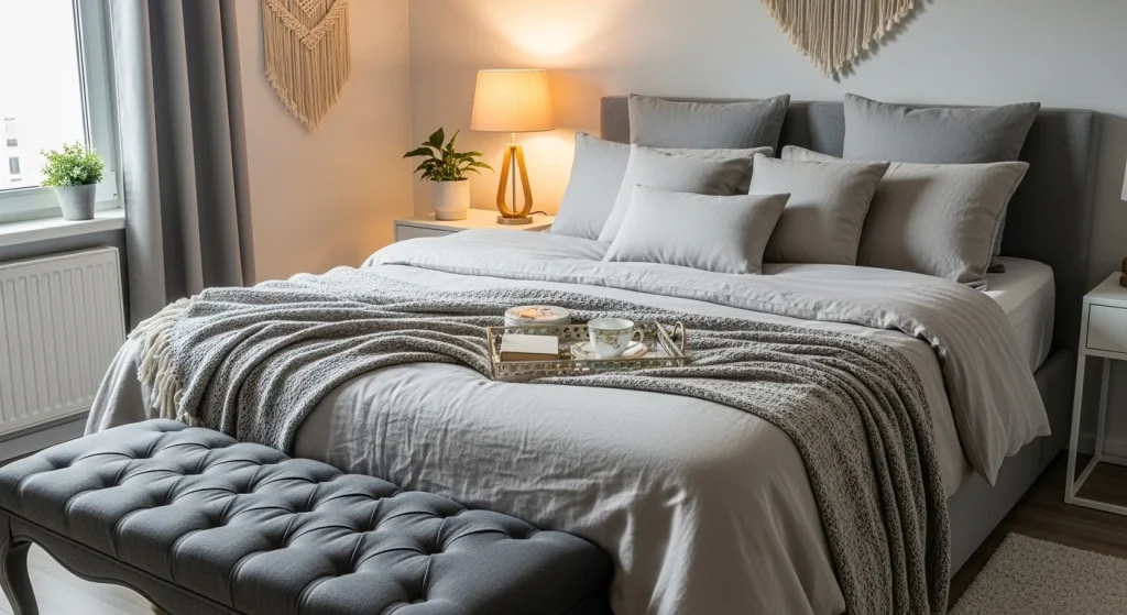 tufted bedroom bench ideas