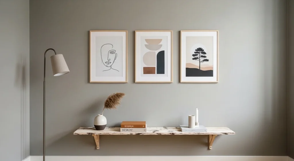 scandinavian wall art decor ideas