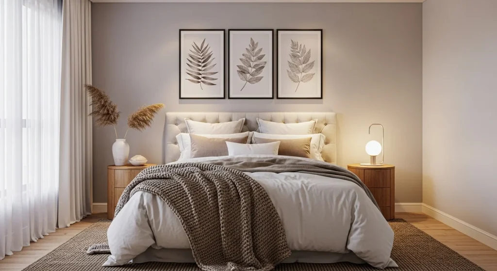 botanical bedroom wall art ideas
