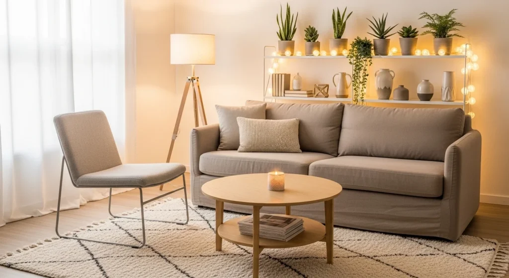 accent chair small apartment living room ideas