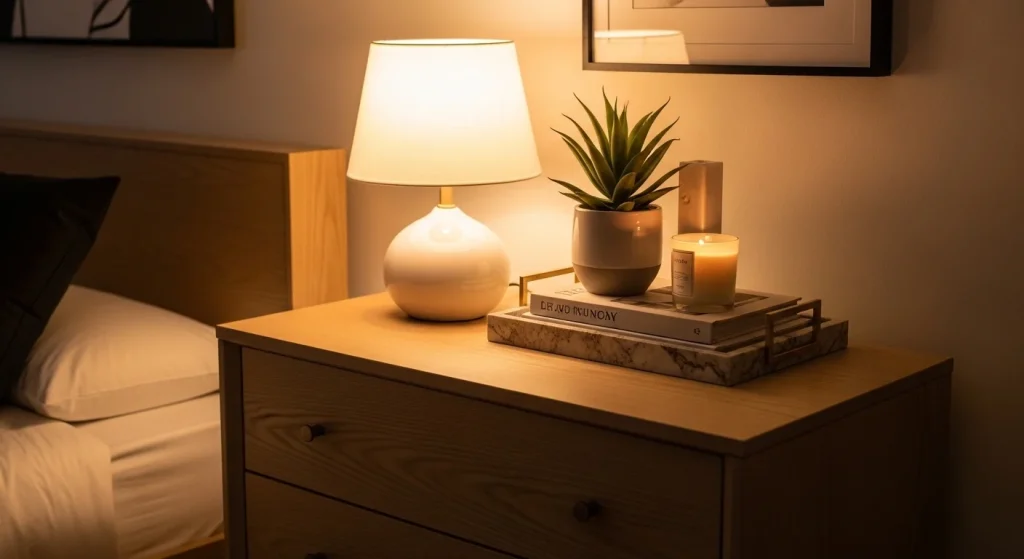 dresser lamp bedroom decor ideas