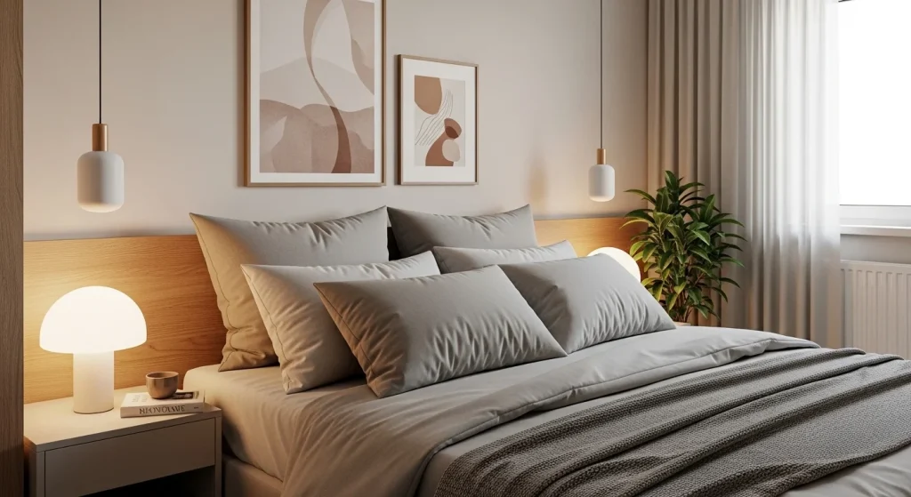 oversized bedroom throw pillow ideas