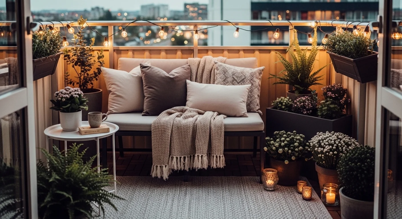 small apartment balcony decor ideas