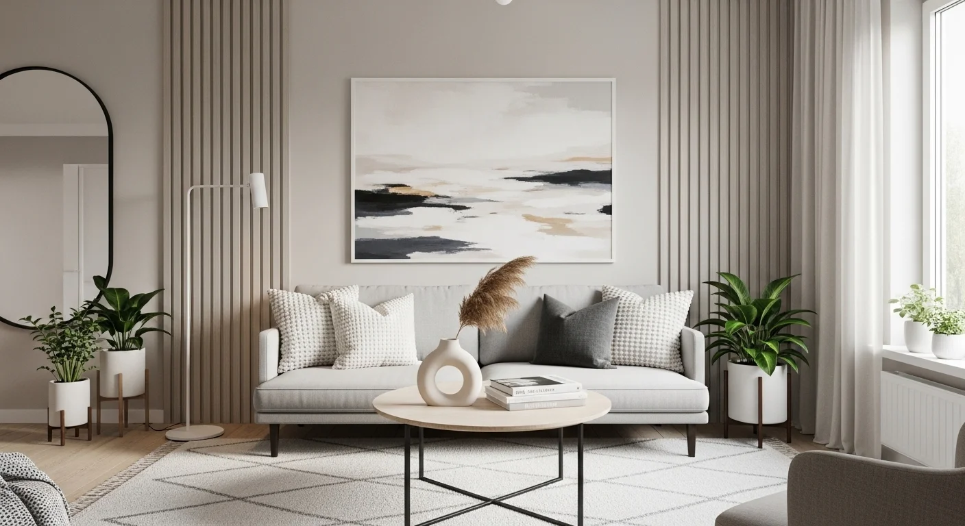 small apartment wall panel ideas modern living room