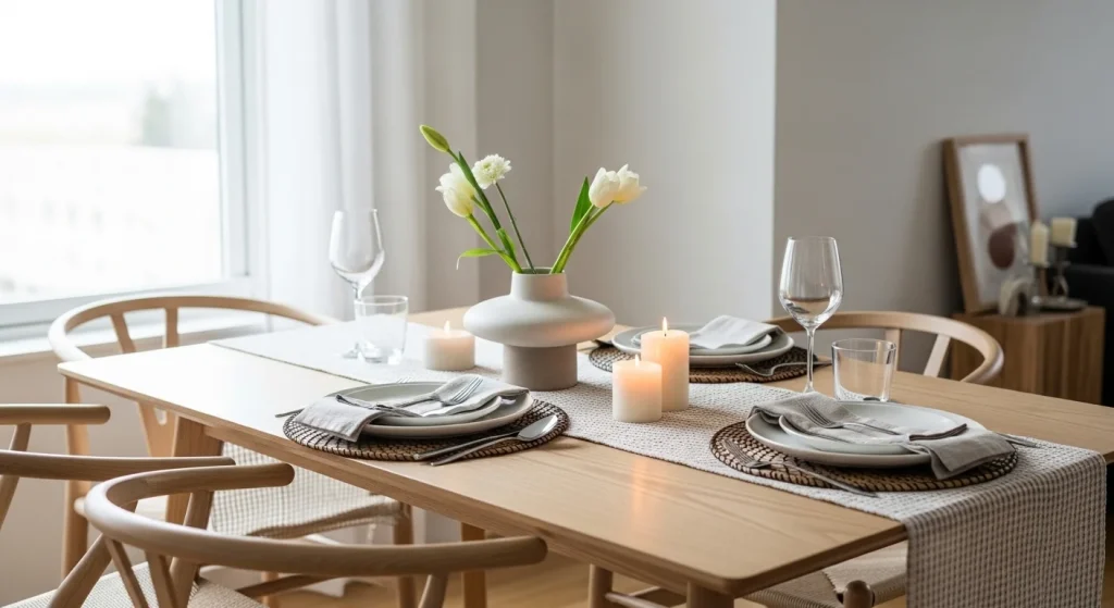 small apartment dining table decor ideas