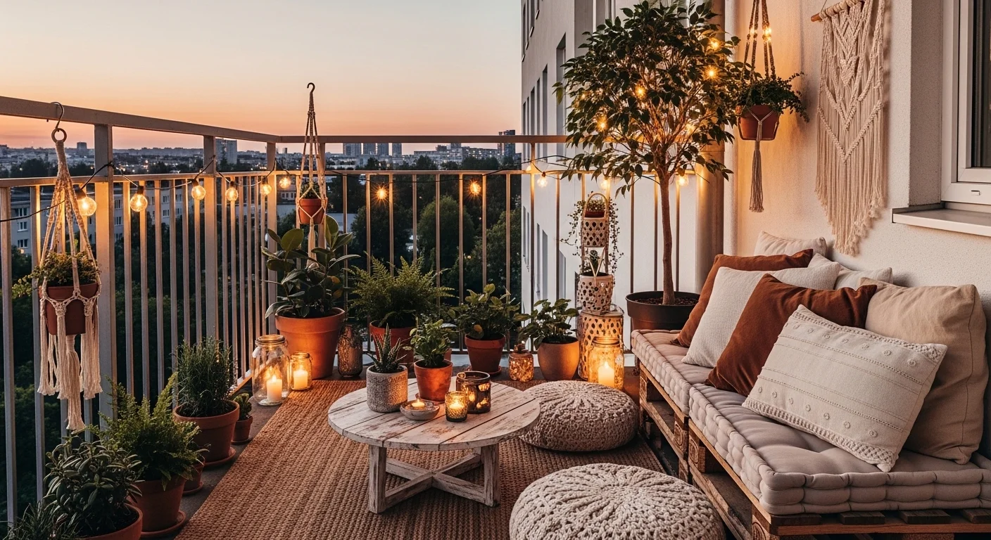 Small Apartment Balcony Glow Up Ideas