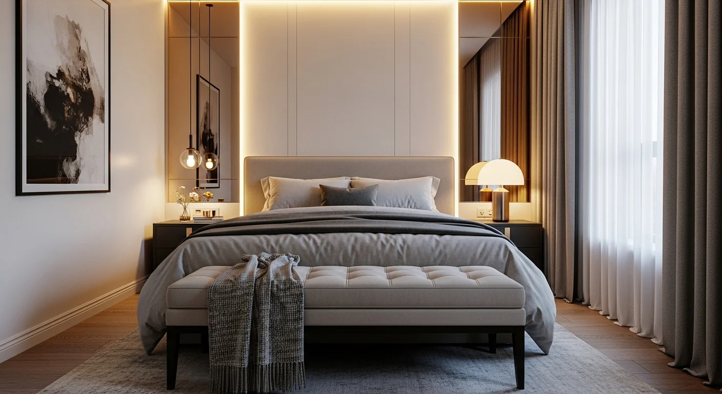 bedroom bench ideas for small apartment bedroom