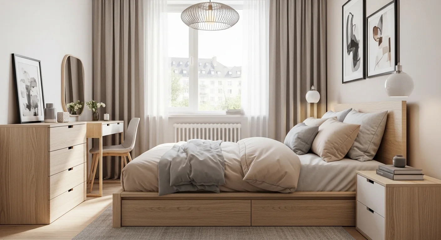 Modern small apartment bedroom ideas interior design